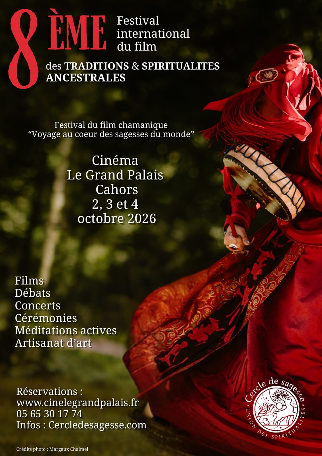 Affiche du 8ème Festival international du film des traditions et spiritualités ancestrales